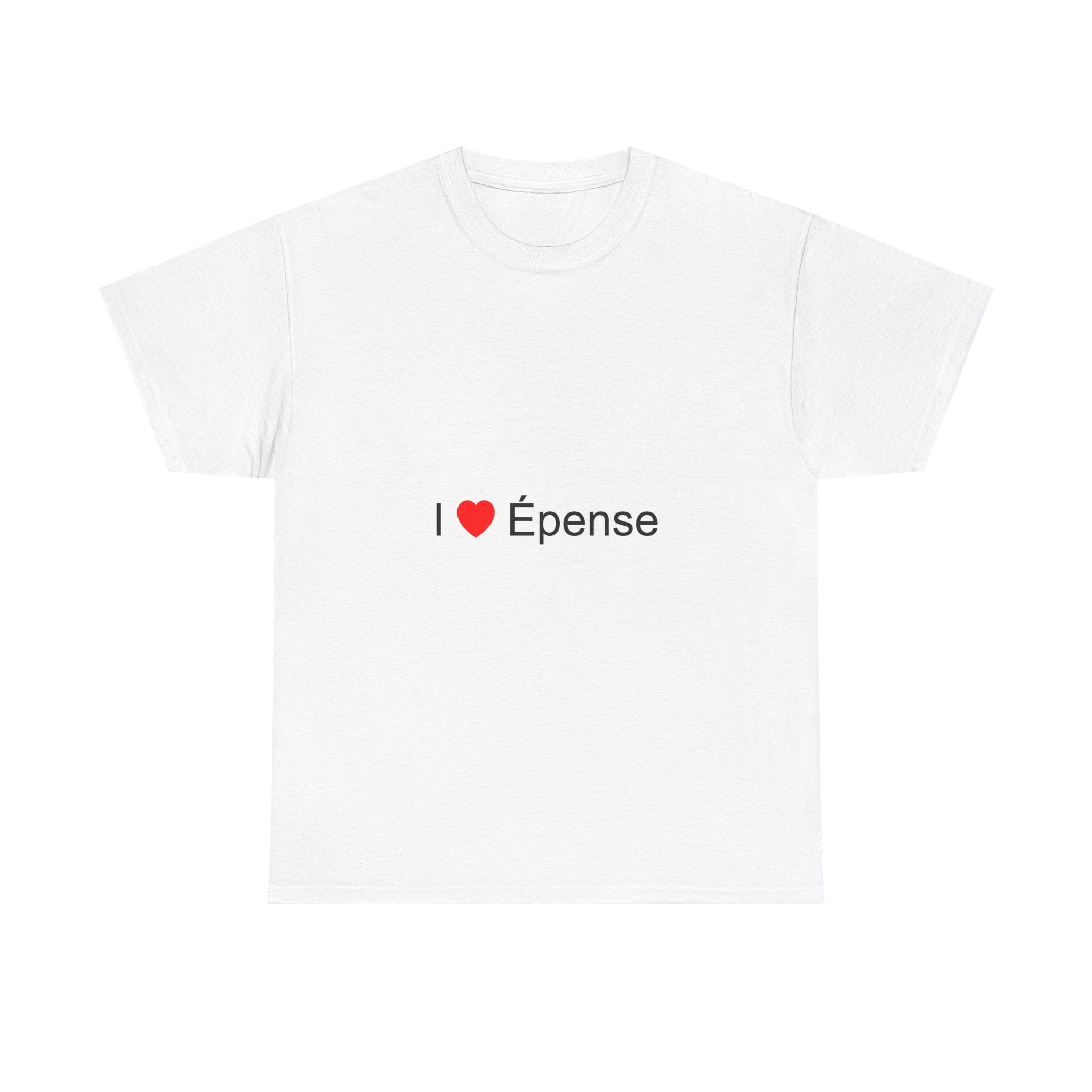 T-shirt I love expenses