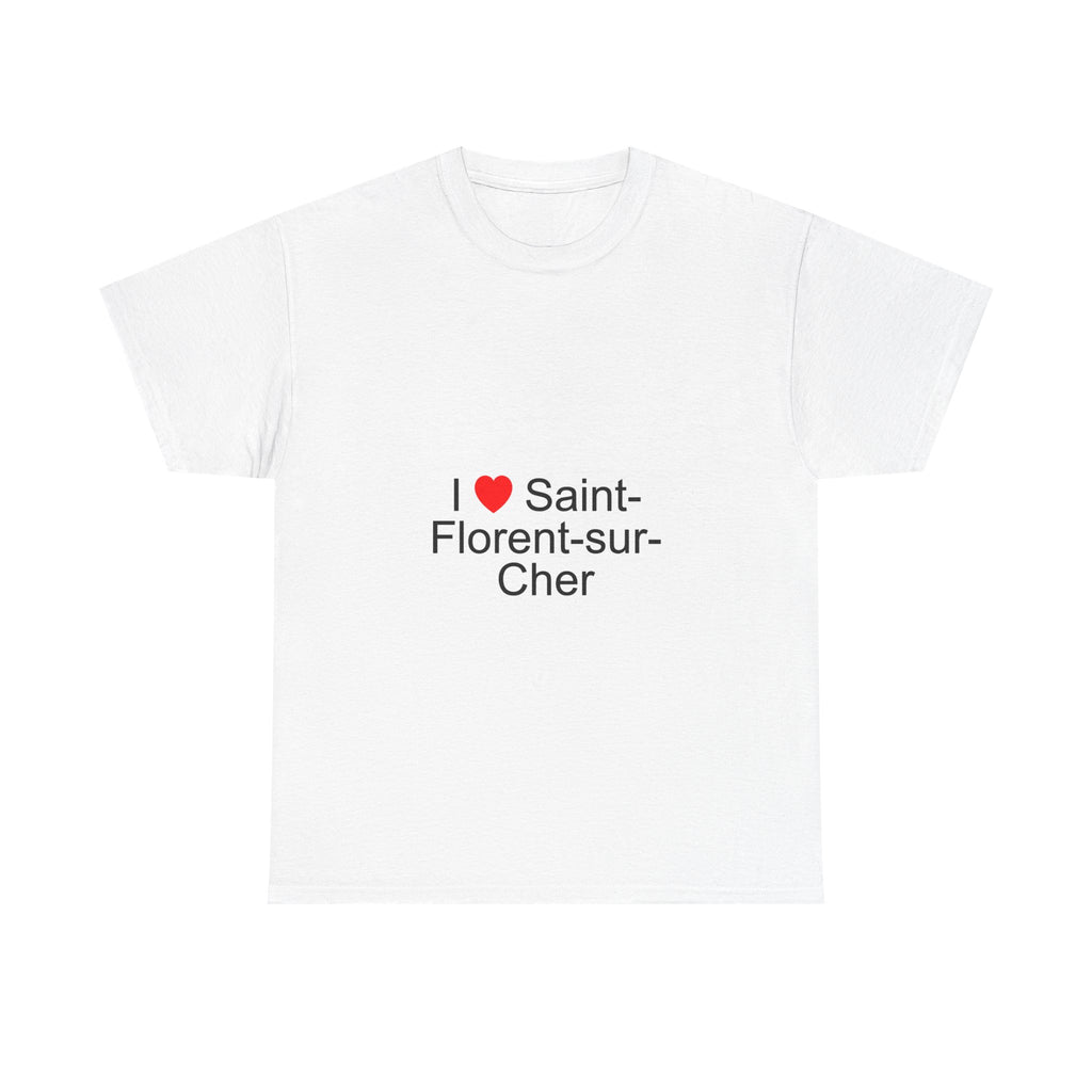 T-shirt I love Saint-Florent-sur-Cher