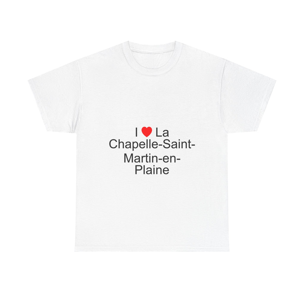 T-shirt I love la chapelle-saint-martin-en-plaine