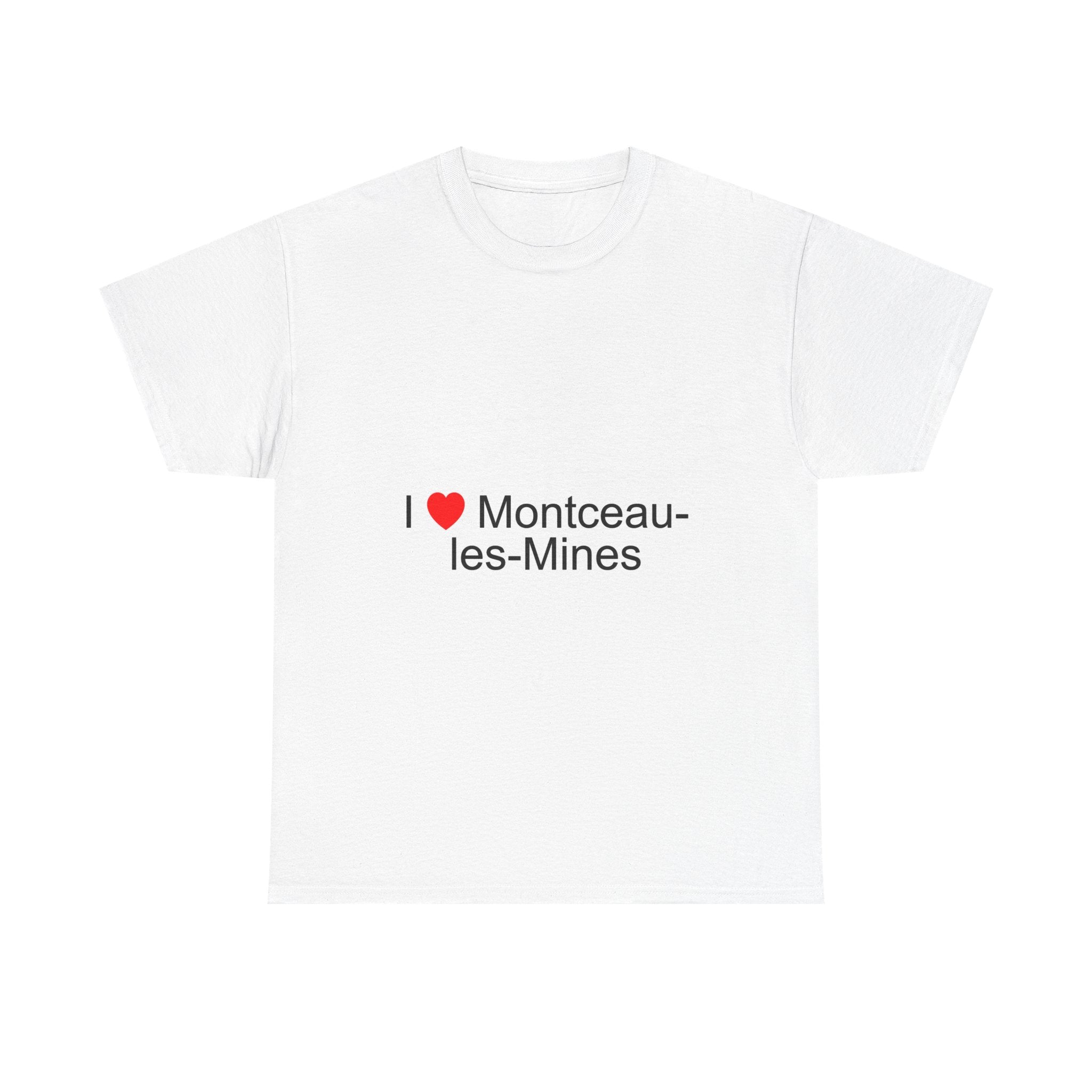 T-shirt I love Montceau-les-Mines