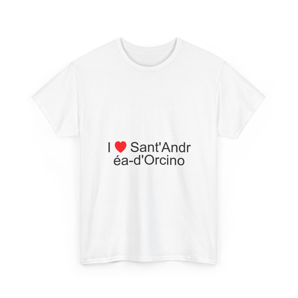 T-shirt I love Sant'Andréa-d'Orcino