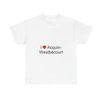 T-Shirt Ich liebe Acquin-Westbécourt