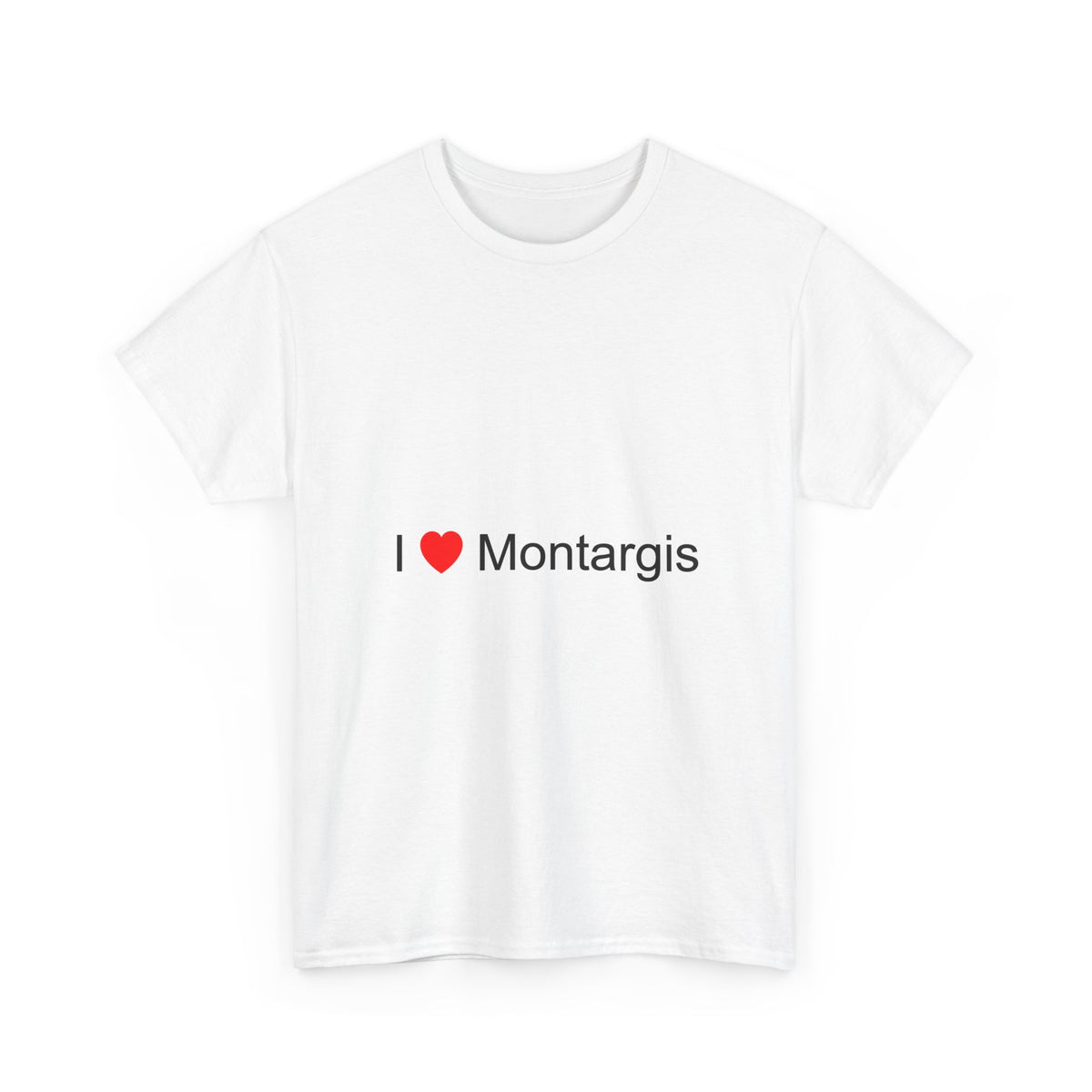 T-shirt I love montargis