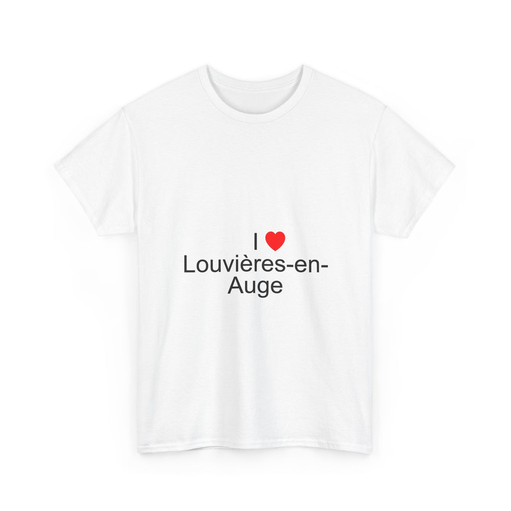 T-Shirt Ich liebe Louvières-en-Auge