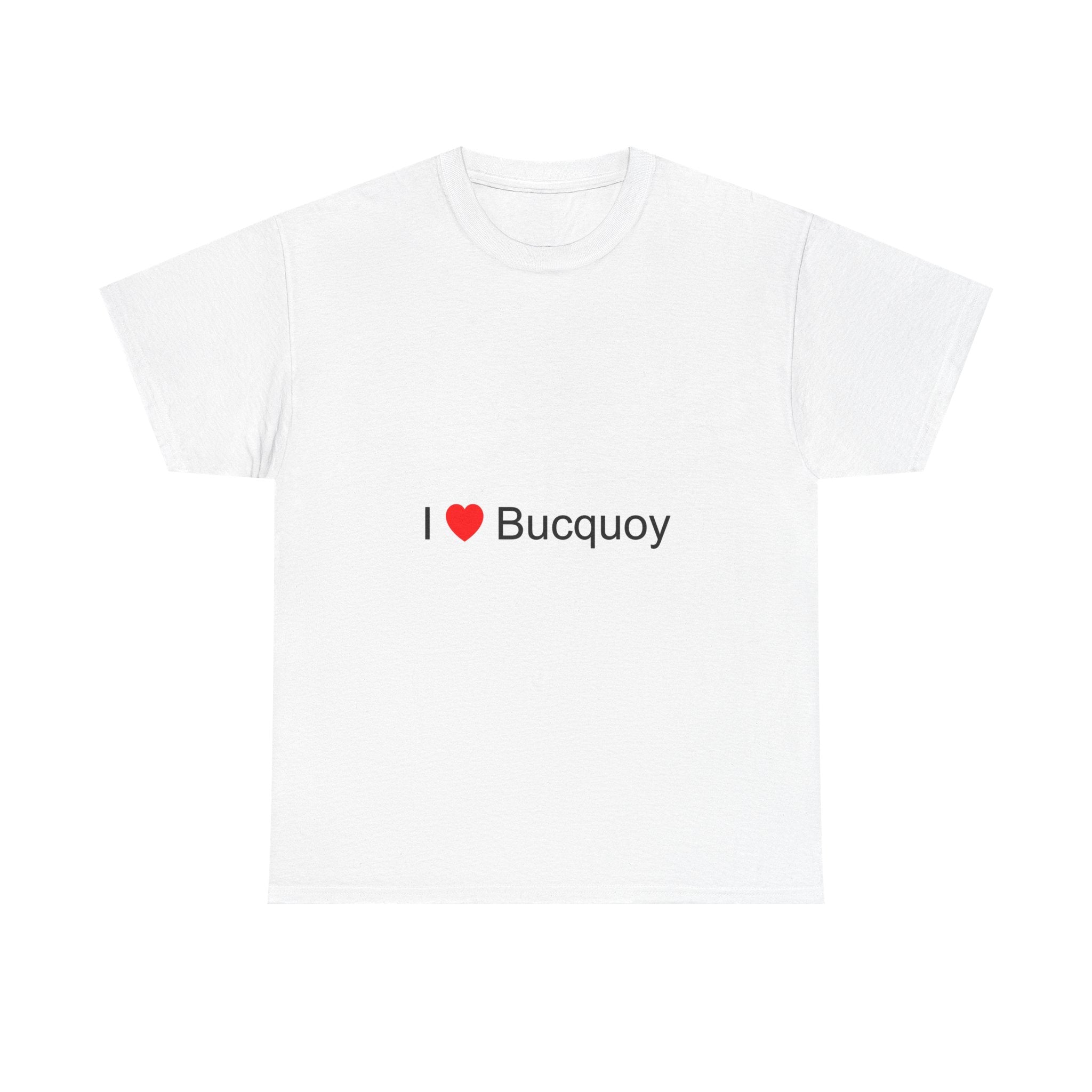 T-shirt I love bucquoy