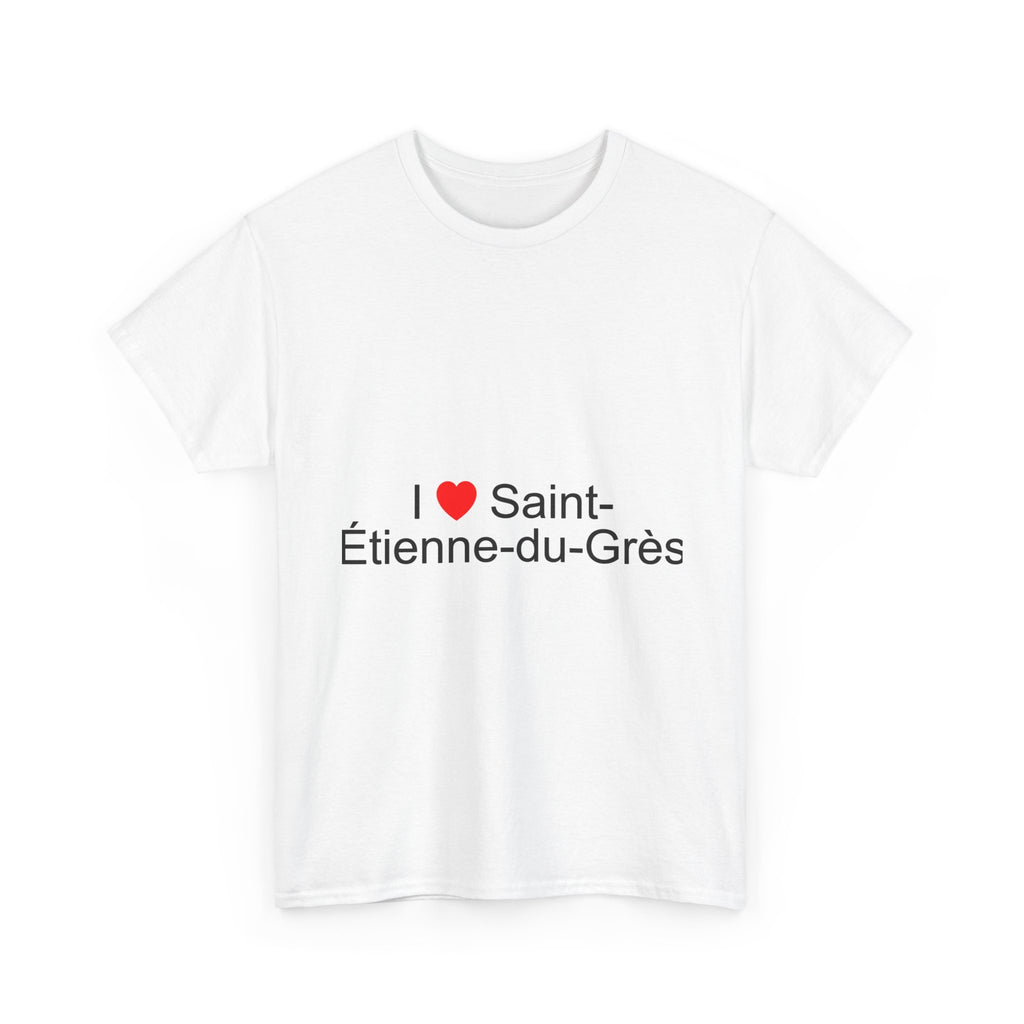 T-Shirt Ich liebe Saint-Étienne-du-Grès