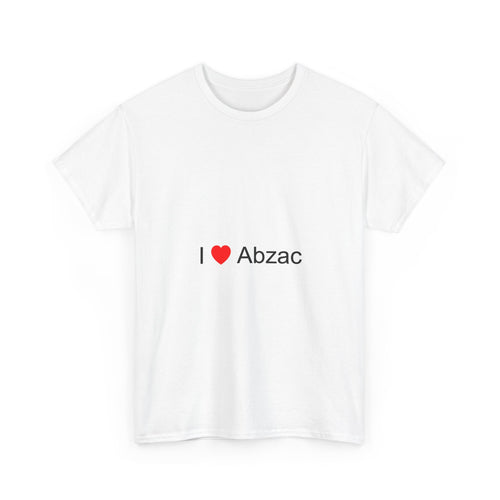 T-Shirt „Ich liebe Abzac (16)“