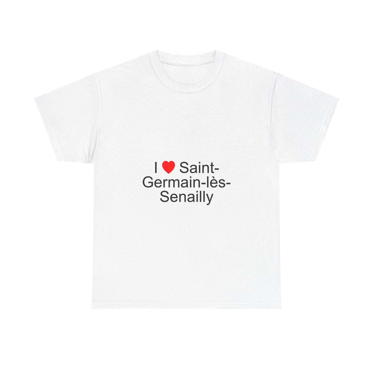 T-shirt I love saint-germain-lès-senailly