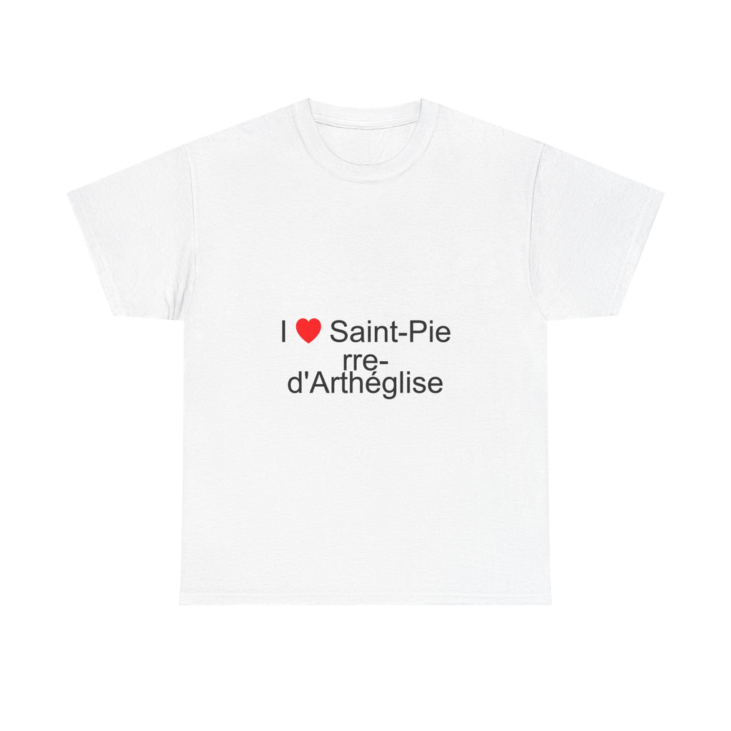 T-shirt I love saint-pierre-d'arthéglise