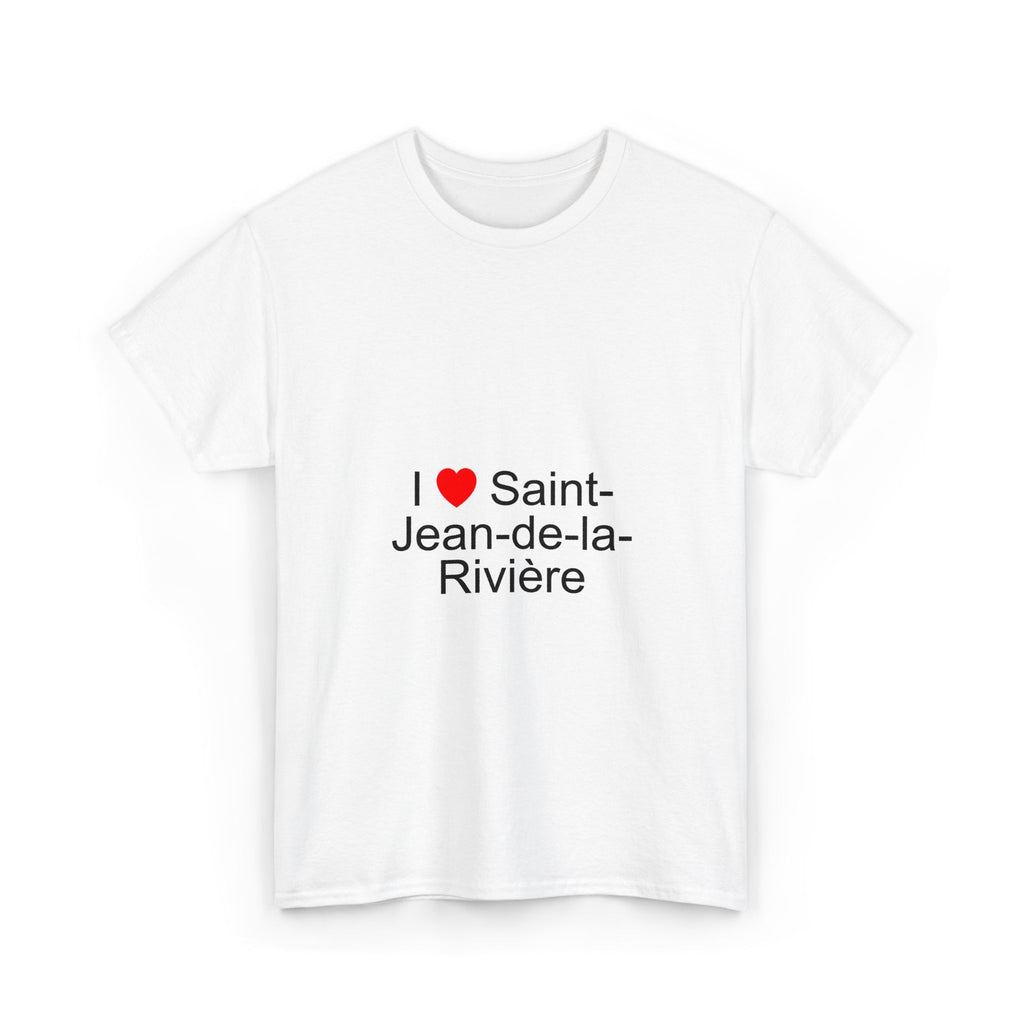 T-shirt I love Saint-Jean-de-la-Rivière