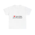 T-shirt I love saint-médard-d'excideuil