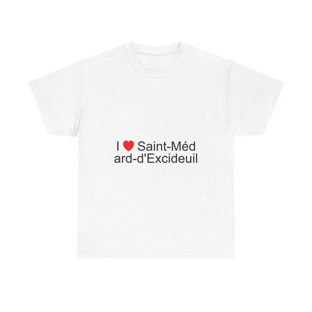 T-shirt I love saint-médard-d'excideuil