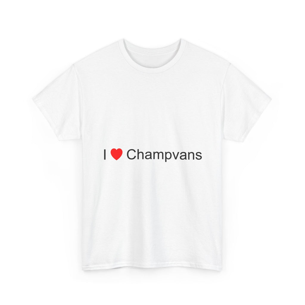 T-shirt I love champvans