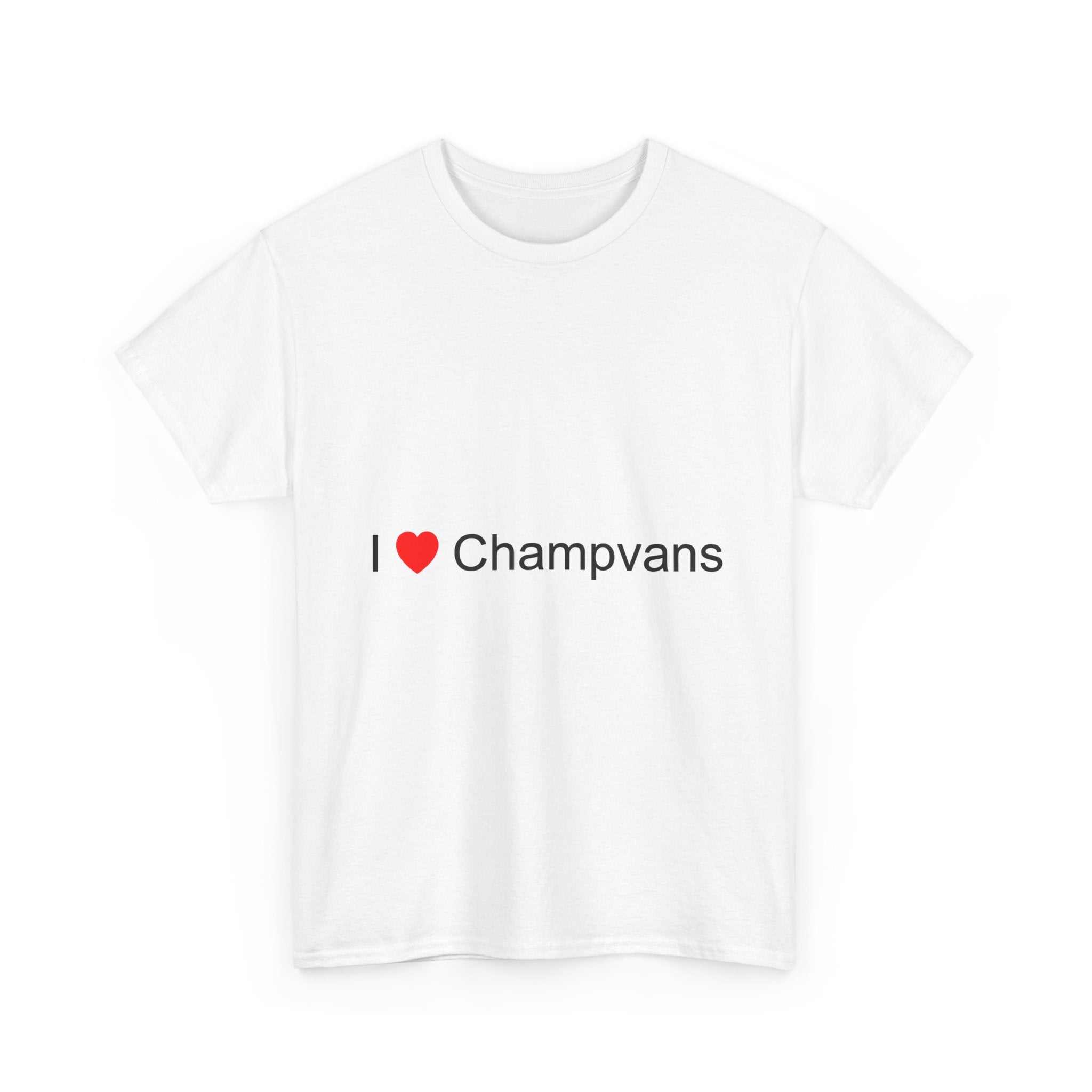 T-shirt I love champvans