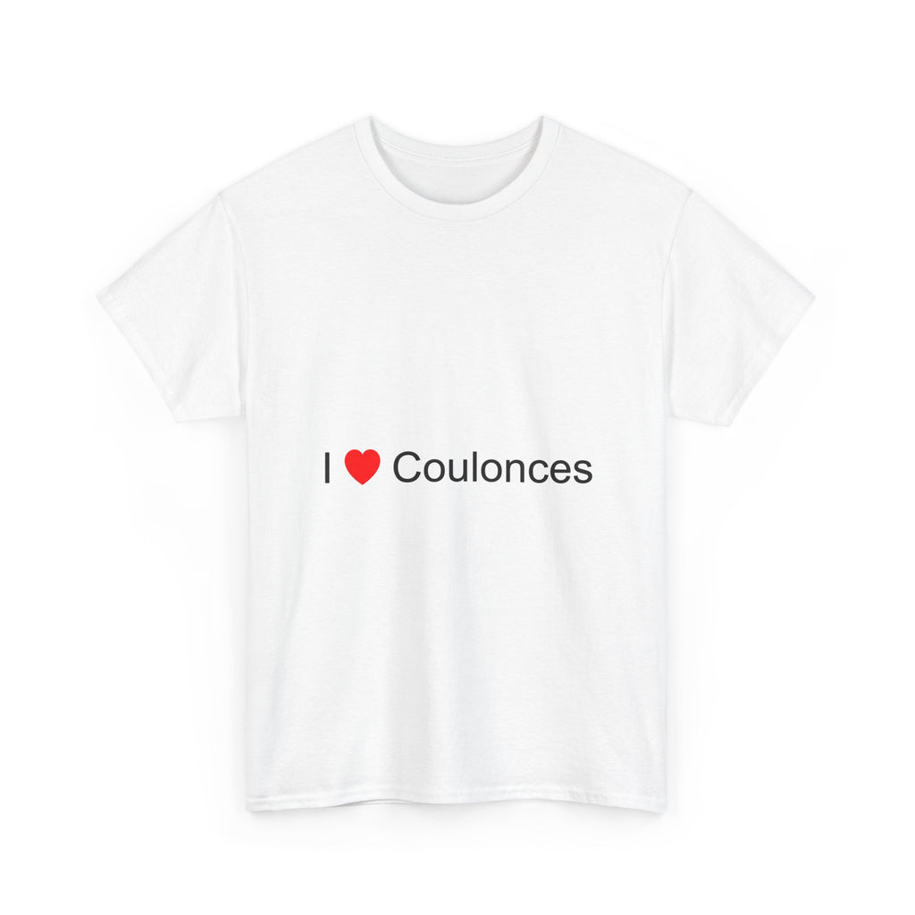 T-shirt I love coulonces