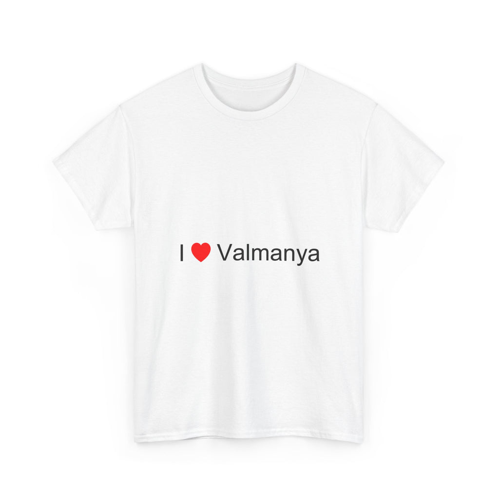 T-Shirt Ich liebe Valmanya