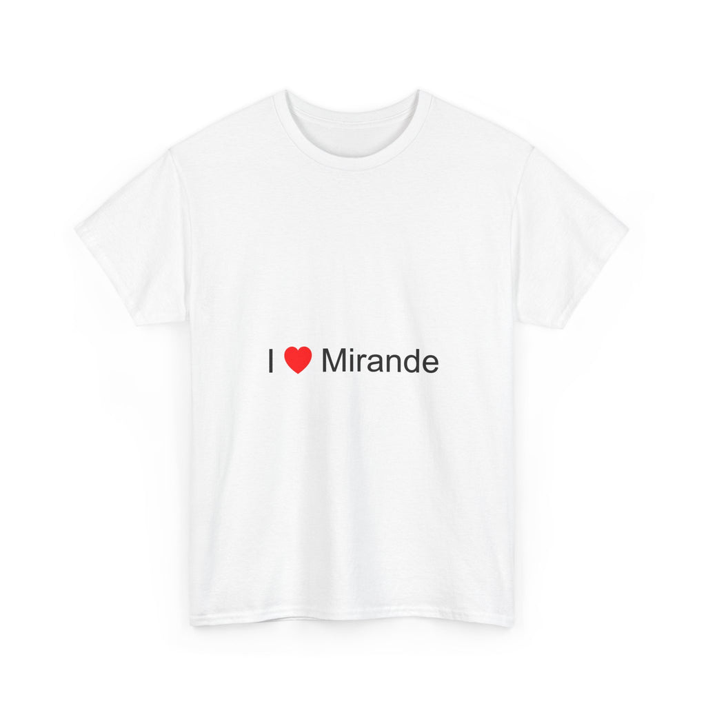 T-shirt I love Mirande