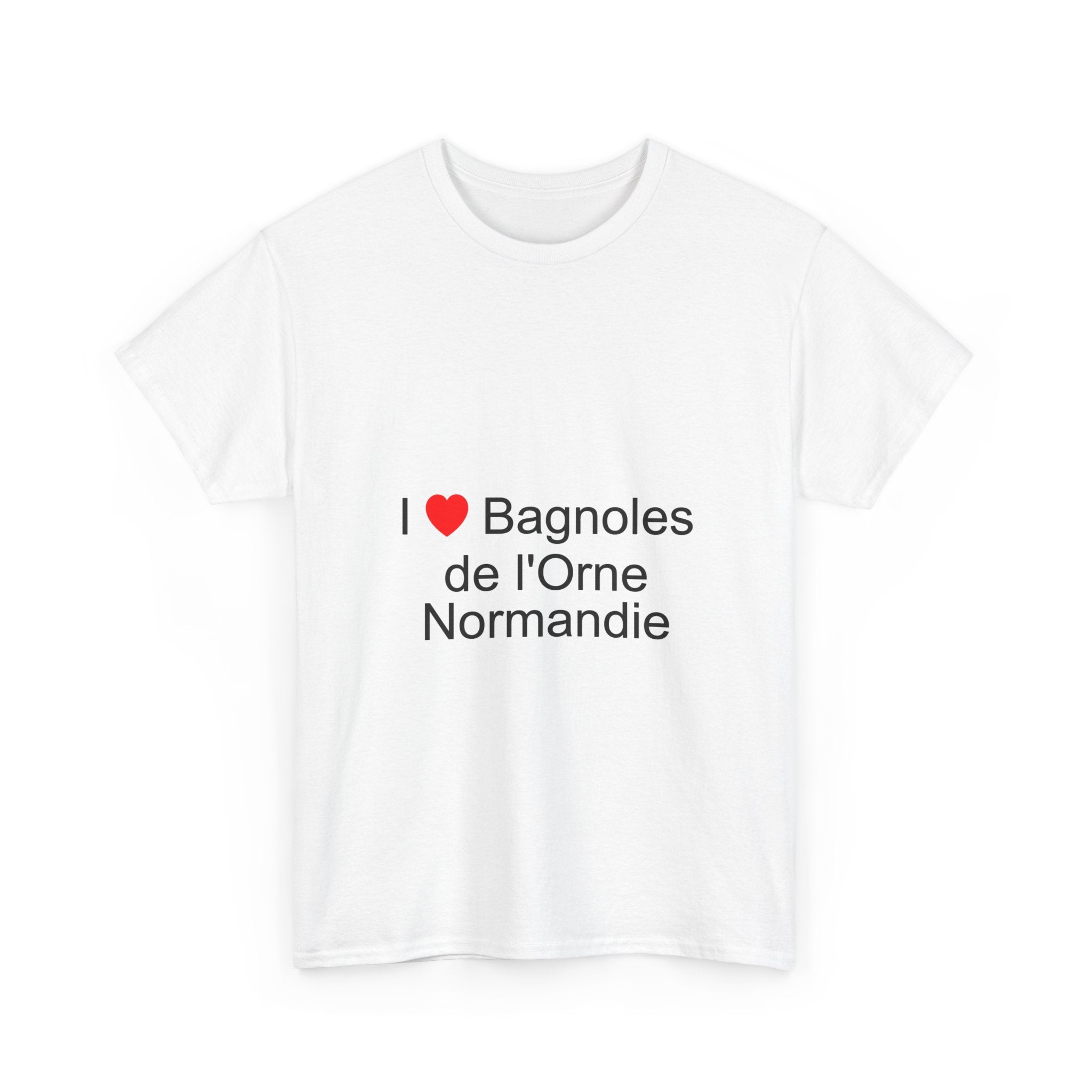 T-shirt I love cars of Orne Normandy