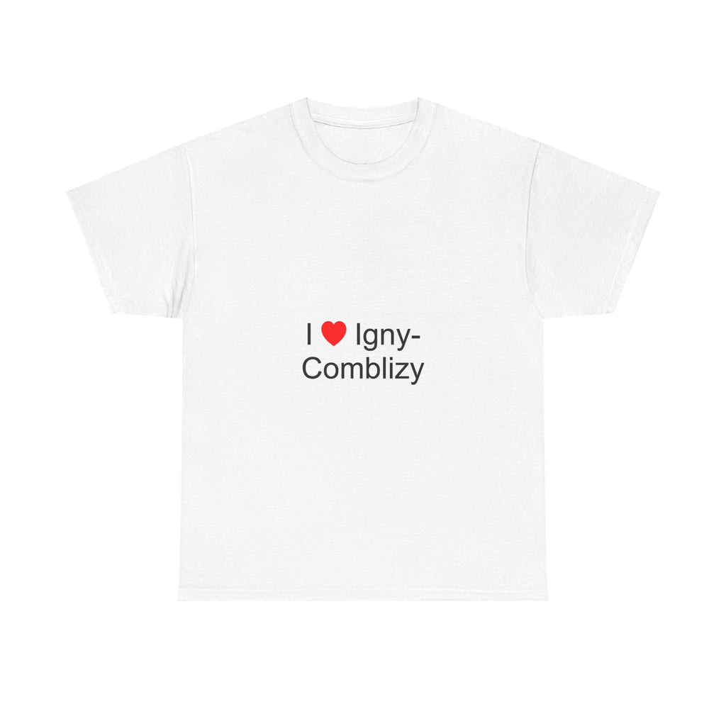 T-shirt Ich liebe igny-comblizy