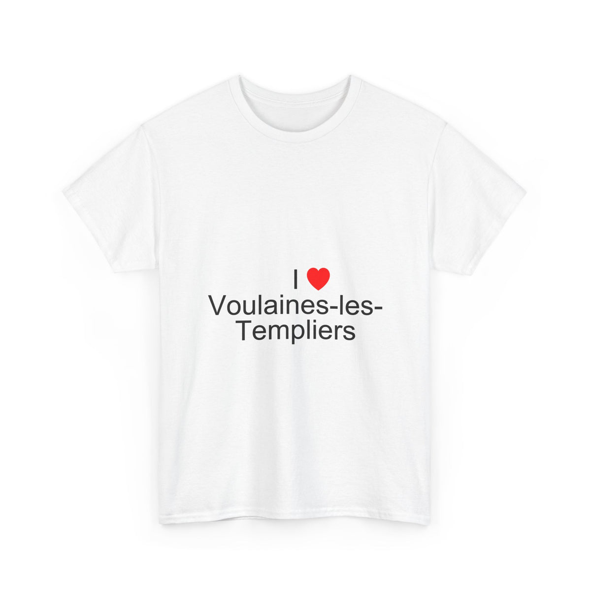 T-shirt I love voulaines-les-templiers