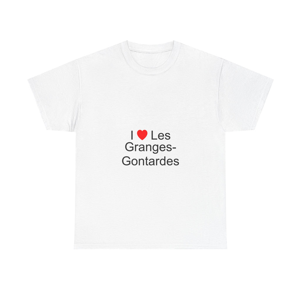 T-shirt I love les granges-gontardes