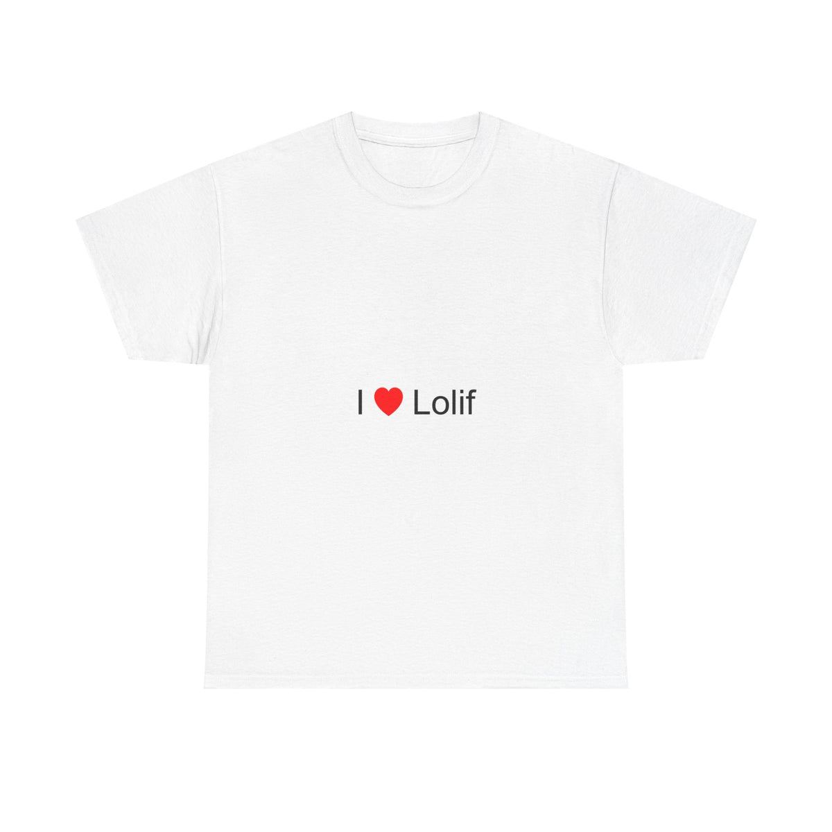 T-shirt I love loli