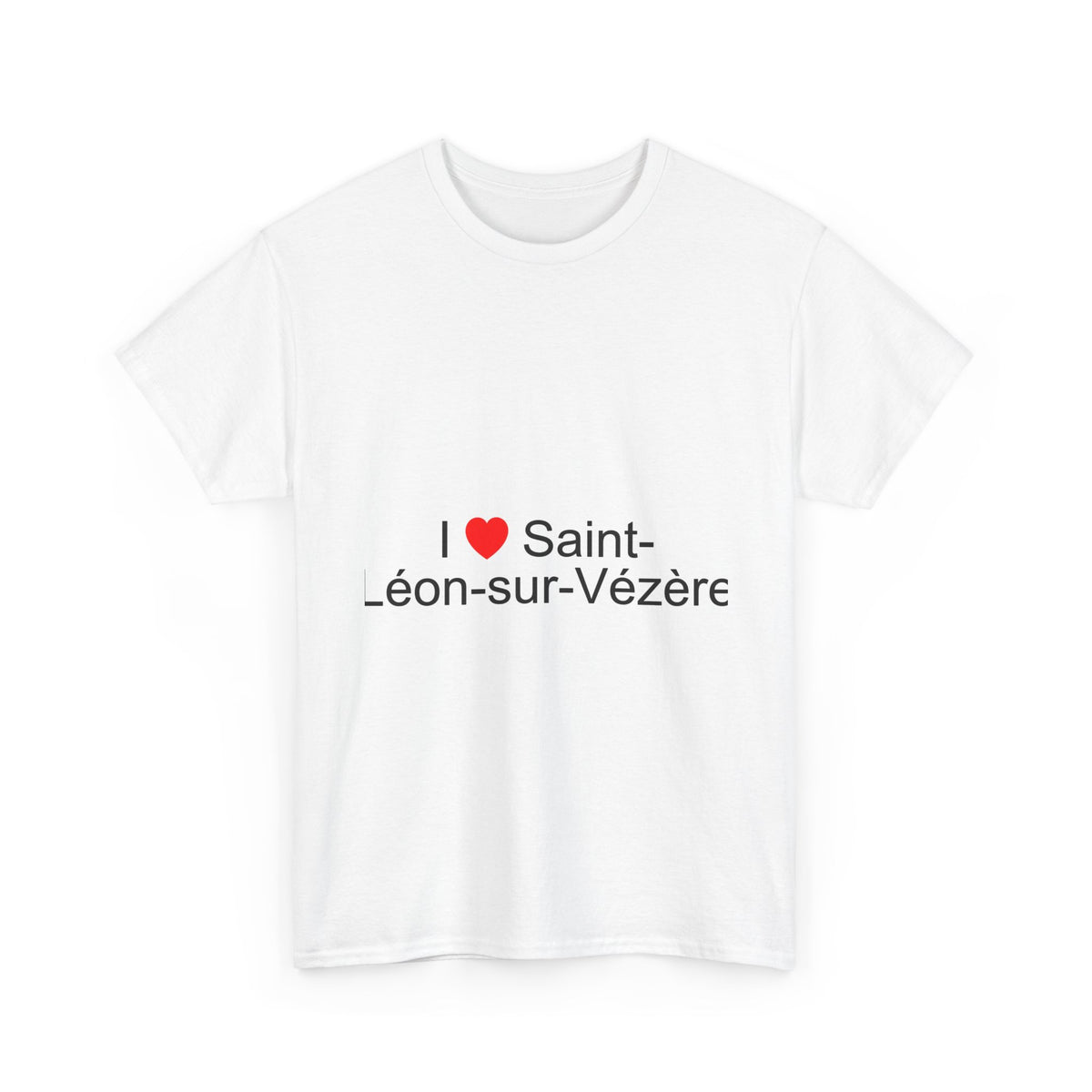 T-shirt I love saint-léon-sur-vézère