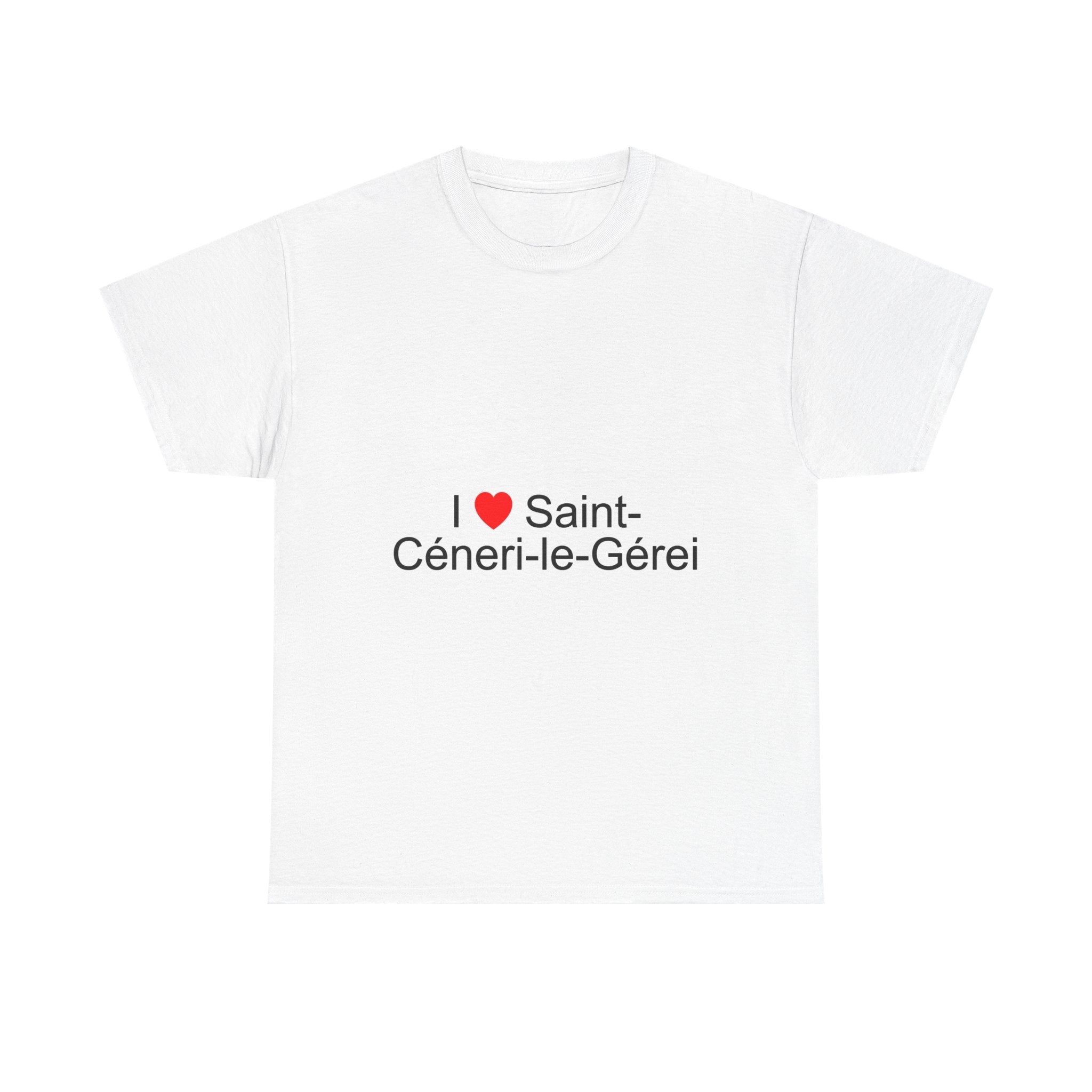 T-Shirt Ich liebe Saint-Céneri-le-Gérei