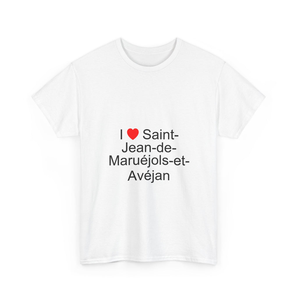 T-shirt I love saint-jean-de-maruéjols-et-avéjan