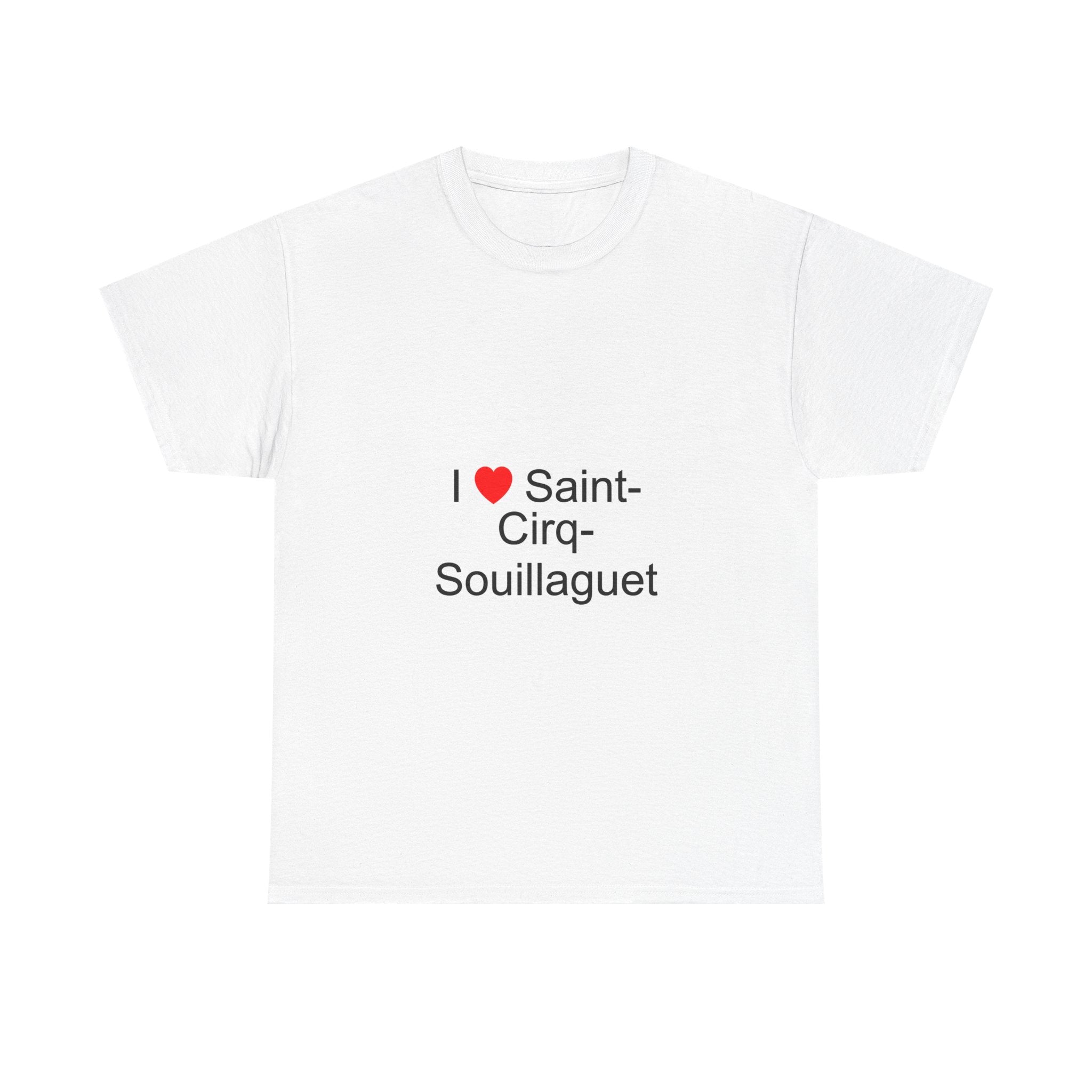 T-shirt I love saint-cirq-souillaguet