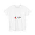T-shirt I love Claret (04)