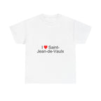 T-Shirt Ich liebe Saint-Jean-de-Vaulx