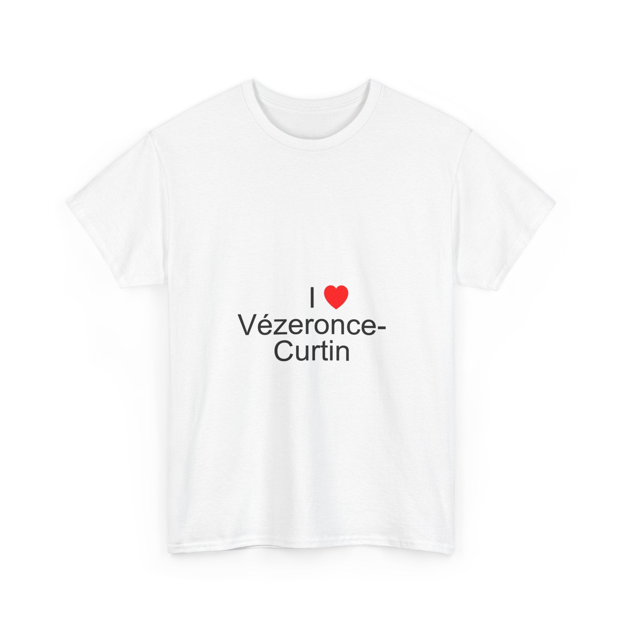 T-shirt I love Vézeronce-Curtin