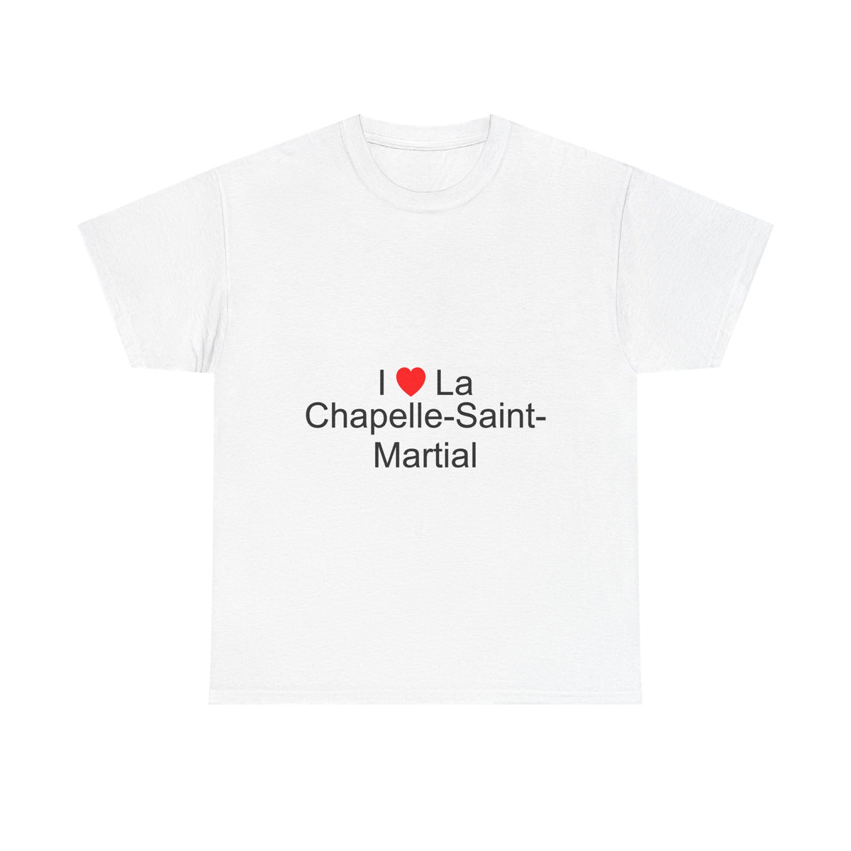 T-shirt I love la chapelle-saint-martial