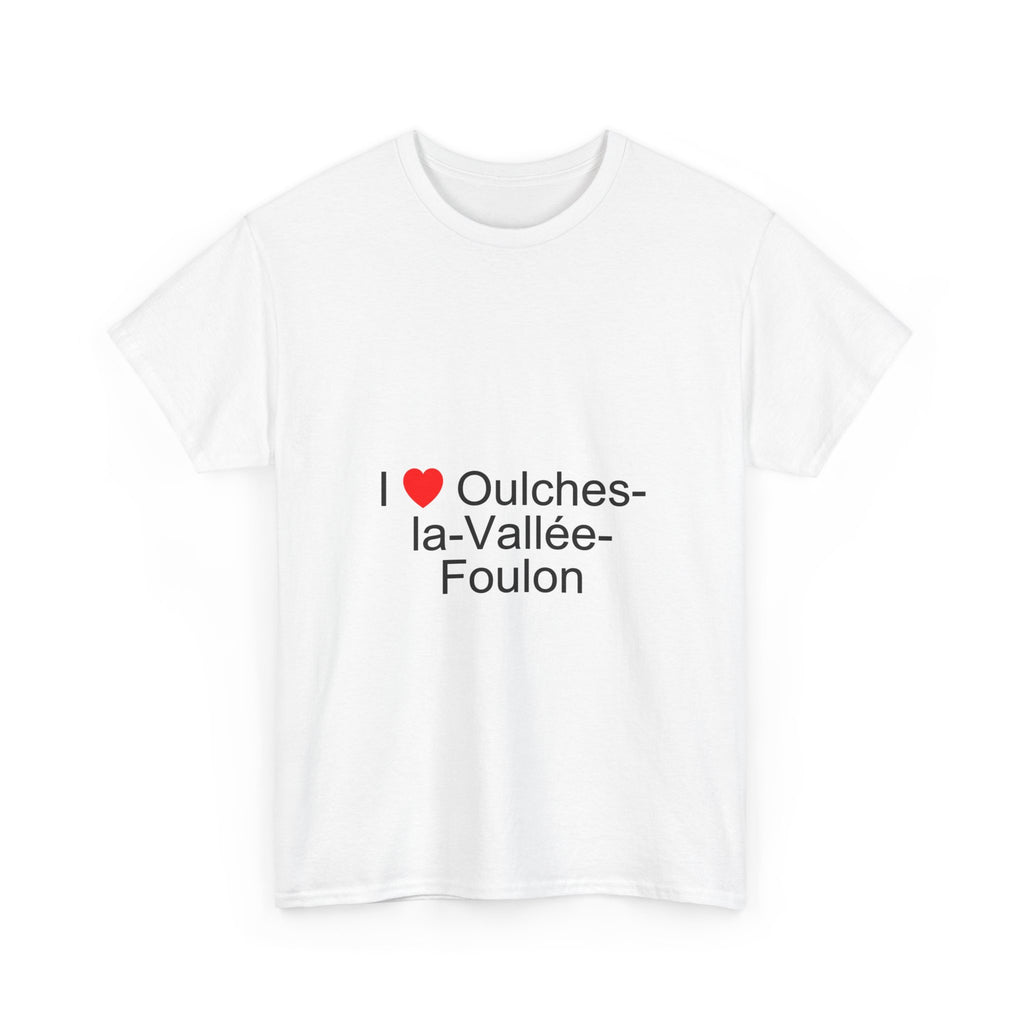T-shirt „Ich liebe Oulches-la-Vallée-Foulon“
