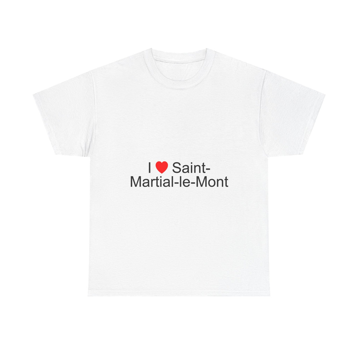 T-Shirt Ich liebe Saint-Martial-le-Mont