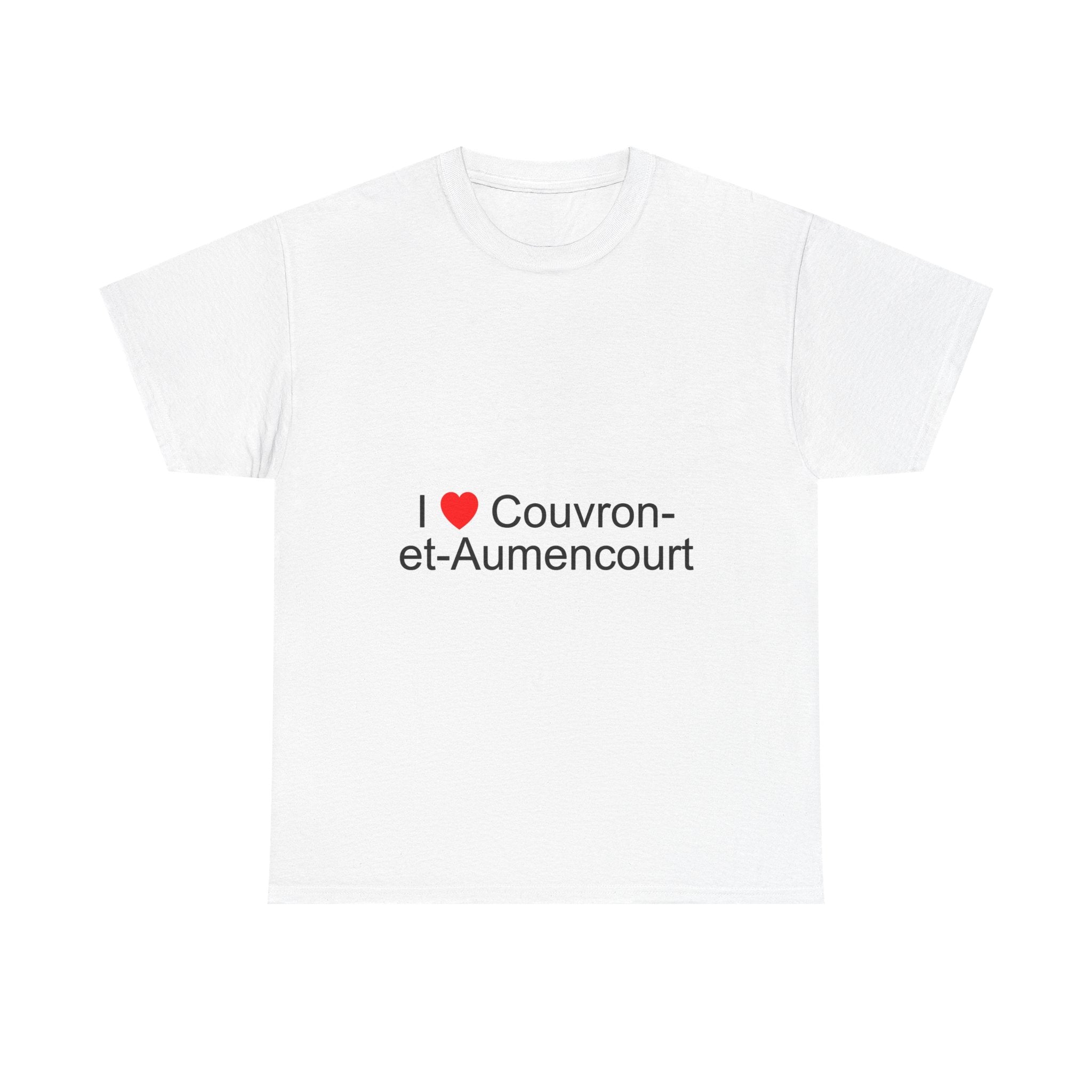 T-Shirt Ich liebe Couvron-et-Aumencourt
