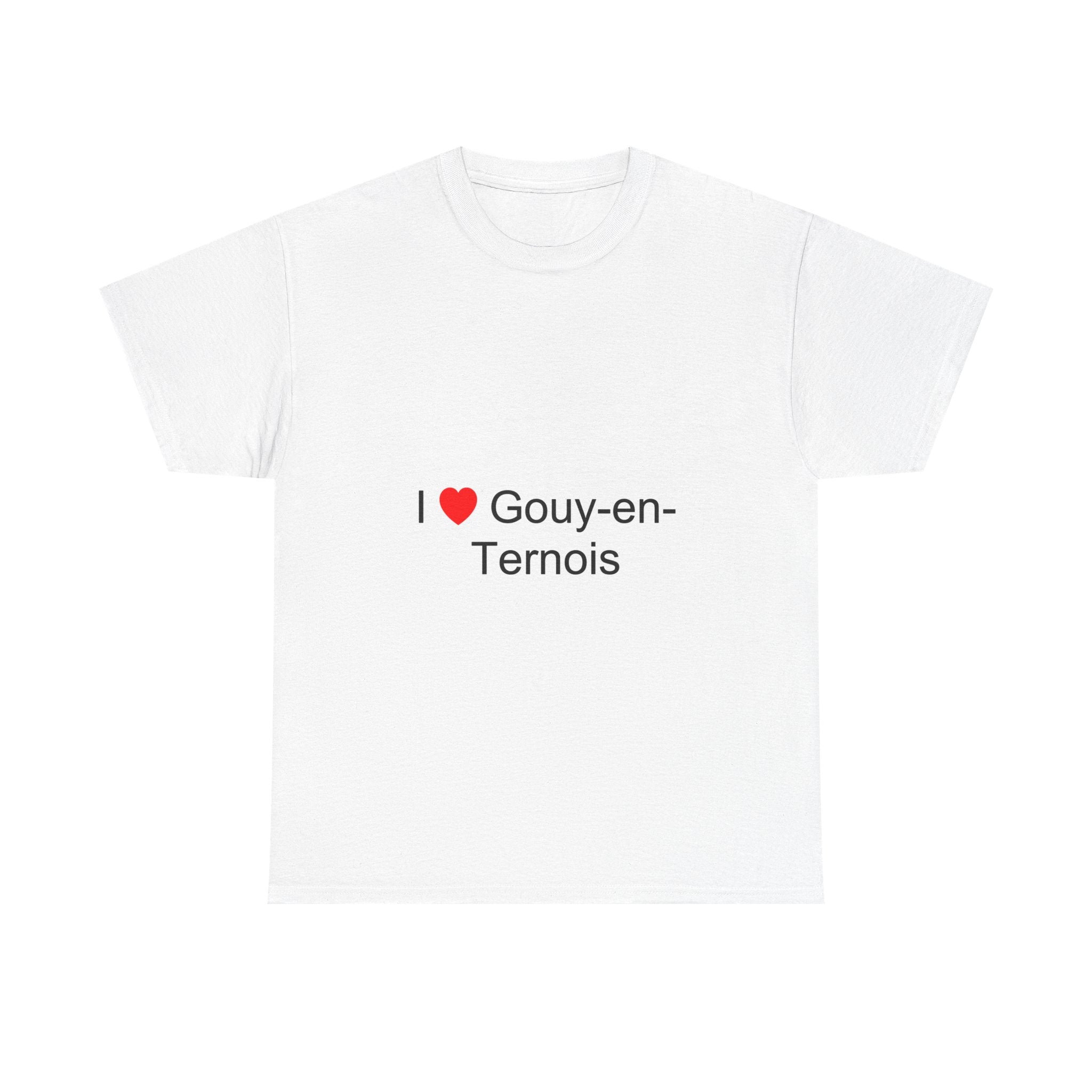 T-shirt I love gouy-en-ternois