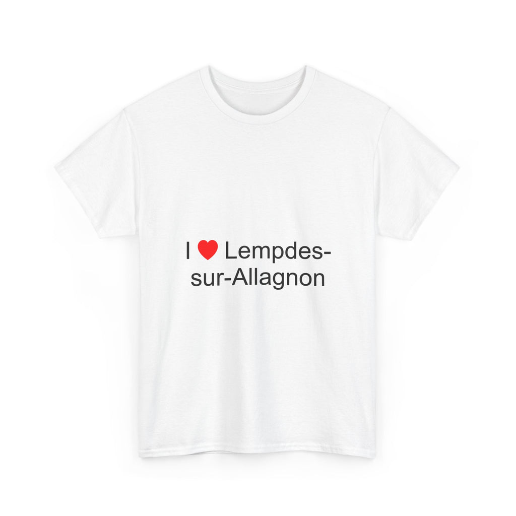 T-shirt I love Lempdes-sur-Allagnon