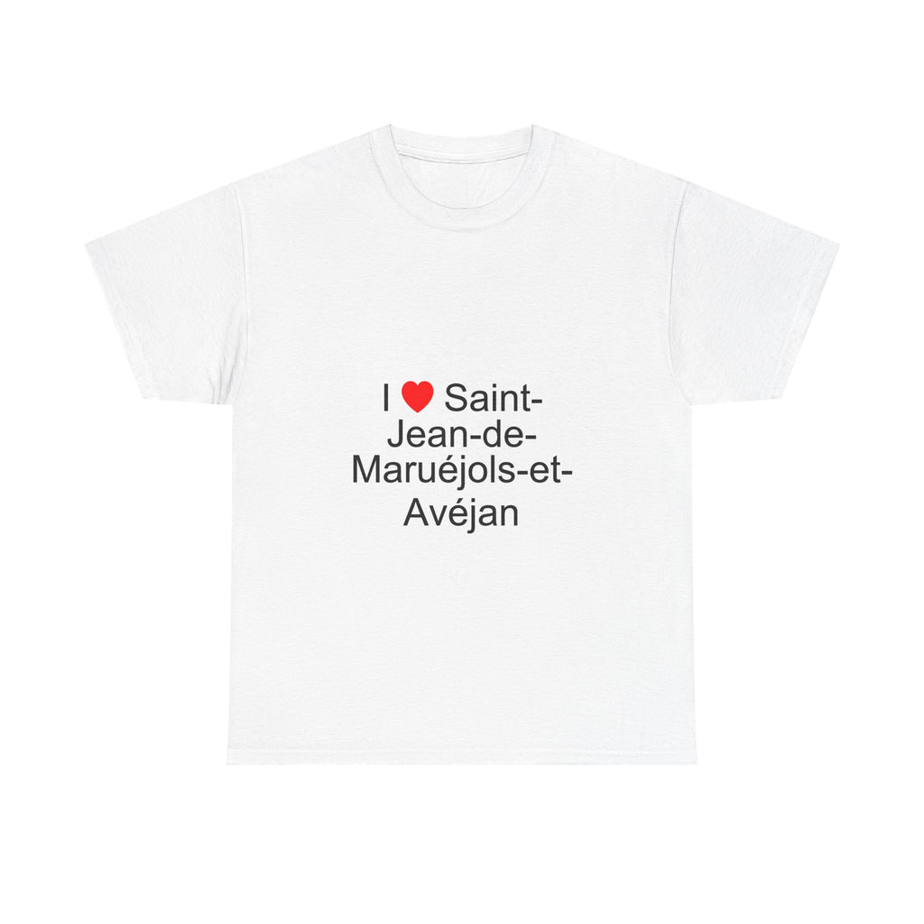 T-shirt I love saint-jean-de-maruéjols-et-avéjan