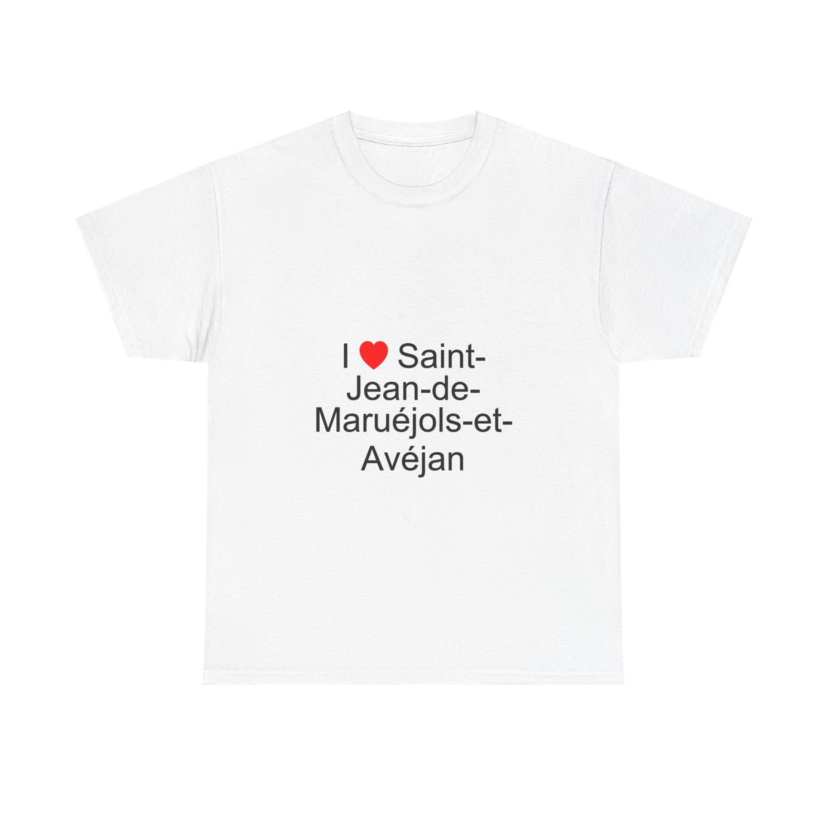 T-shirt I love saint-jean-de-maruéjols-et-avéjan