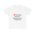 T-shirt I love montigny-mornay-villeneuve-sur-vingeanne