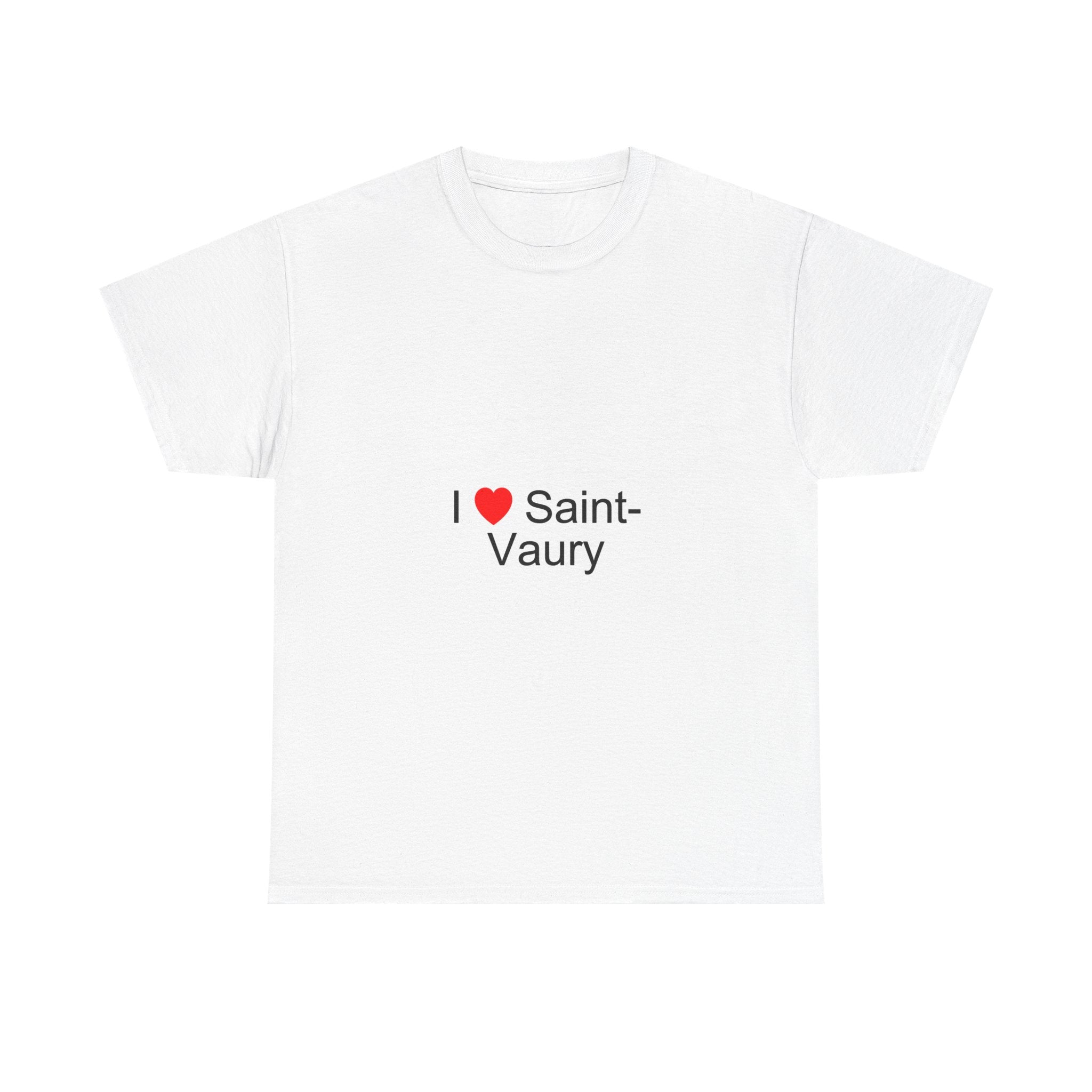 T-shirt I love Saint-Vaury