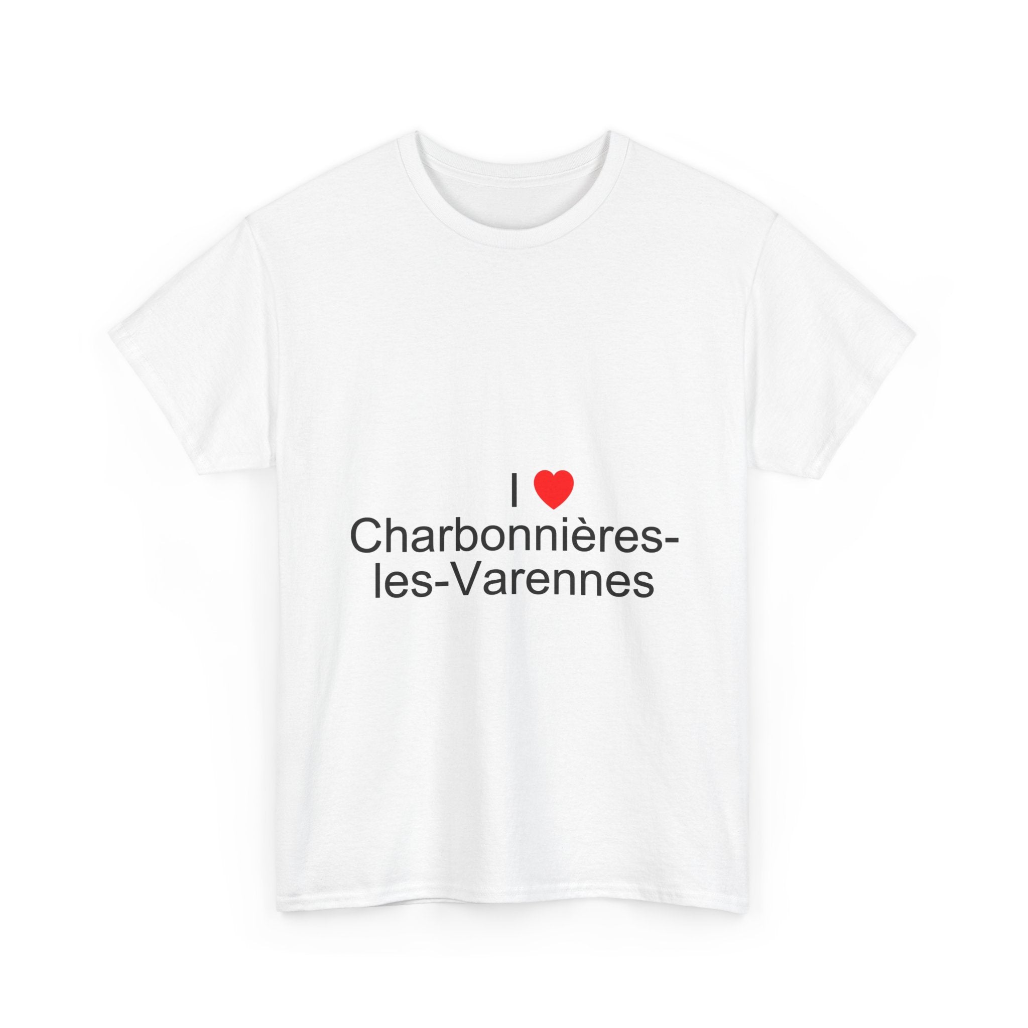 T-Shirt Ich liebe Charbonnières-les-Varennes