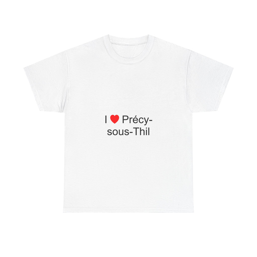 T-shirt I love précy-sous-thil
