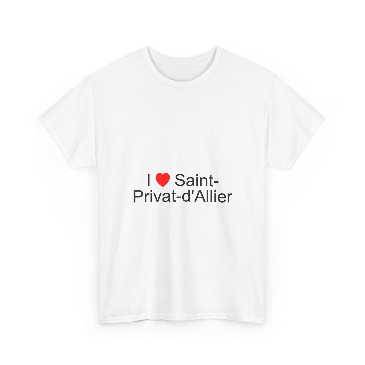 T-Shirt Ich liebe Saint-Privat-d'Allier