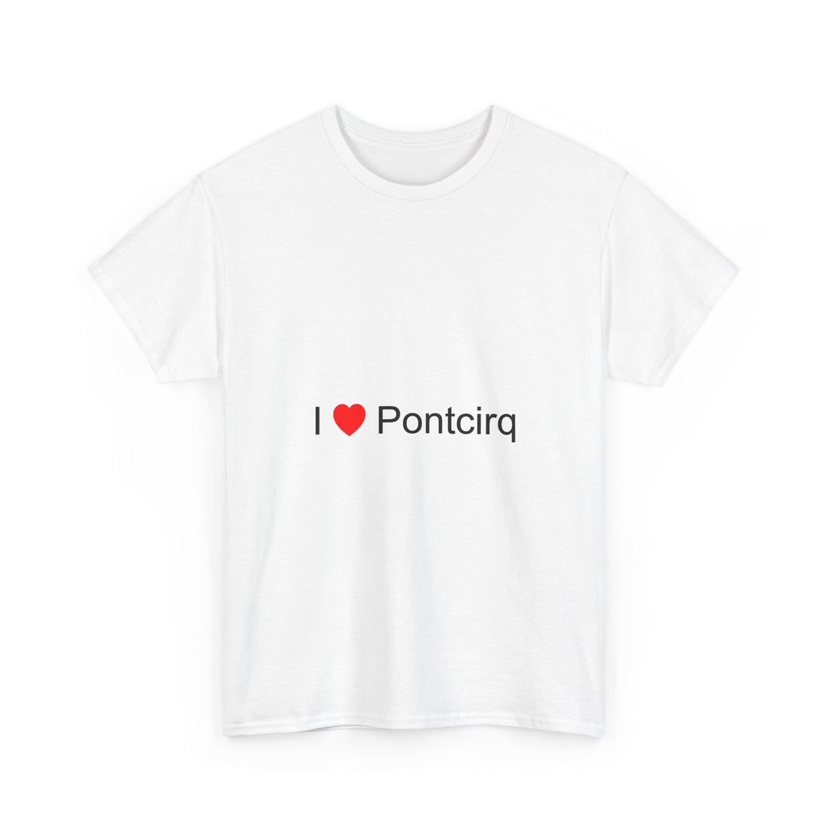 T-shirt I love pontcirq