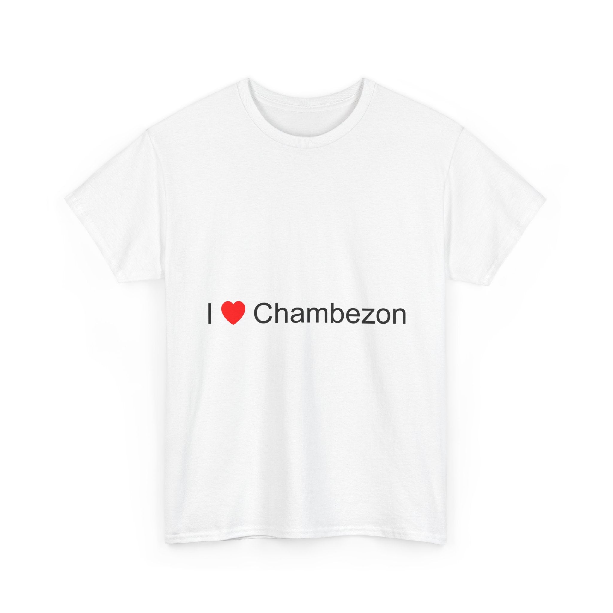 T-shirt I love Chambezon