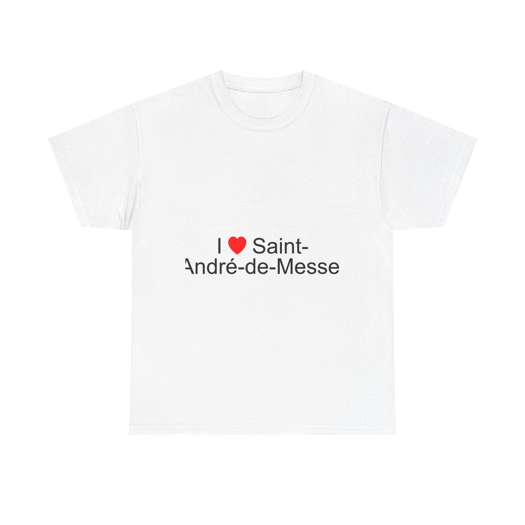 T-Shirt Ich liebe Saint-André-de-Messei