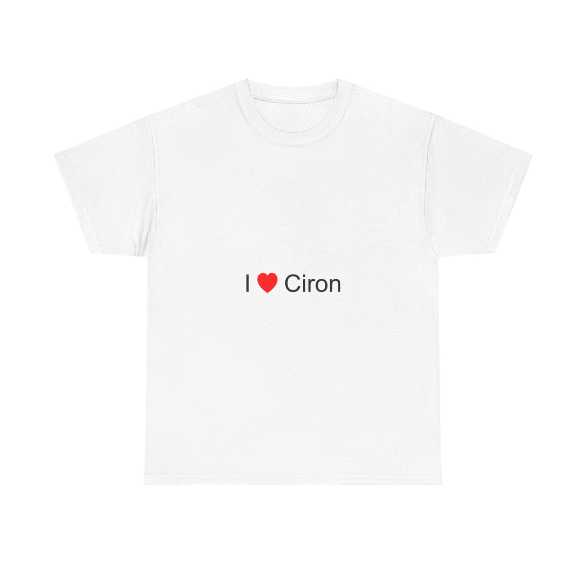 T-shirt I love ciron